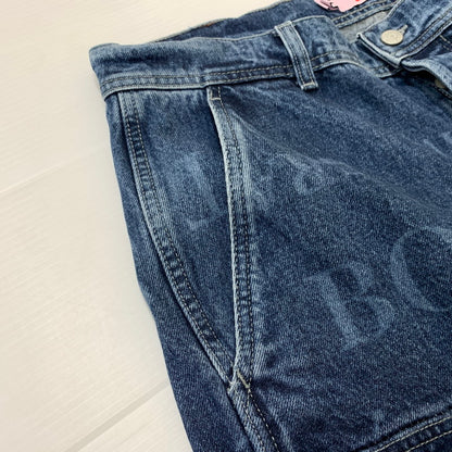 【中古品】【メンズ】 SUPREME シュプリーム × MARTINE ROSE マーティン・ローズ 別注 コラボ DENIM CARGO PANT デニム カーゴ パンツ ボトムス ジーンズ 149-260513-ko-24-tei サイズ：34 カラー：インディゴ 万代Net店