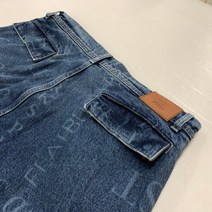 【中古品】【メンズ】 SUPREME シュプリーム × MARTINE ROSE マーティン・ローズ 別注 コラボ DENIM CARGO PANT デニム カーゴ パンツ ボトムス ジーンズ 149-260513-ko-24-tei サイズ：34 カラー：インディゴ 万代Net店