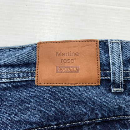 【中古品】【メンズ】 SUPREME シュプリーム × MARTINE ROSE マーティン・ローズ 別注 コラボ DENIM CARGO PANT デニム カーゴ パンツ ボトムス ジーンズ 149-260513-ko-24-tei サイズ：34 カラー：インディゴ 万代Net店