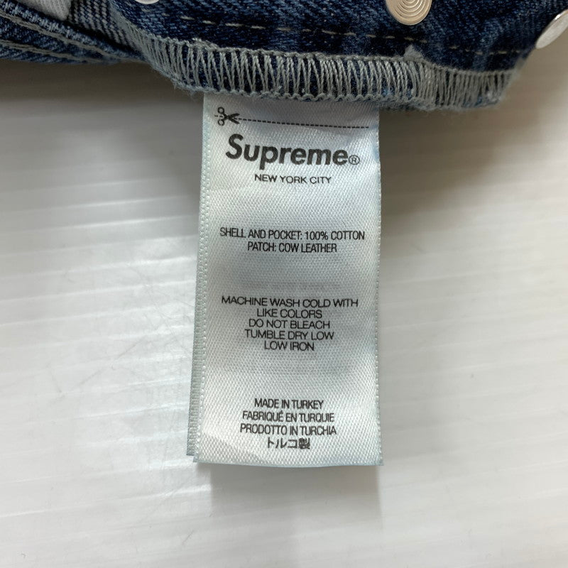 【中古品】【メンズ】 SUPREME シュプリーム × MARTINE ROSE マーティン・ローズ 別注 コラボ DENIM CARGO PANT デニム カーゴ パンツ ボトムス ジーンズ 149-260513-ko-24-tei サイズ：34 カラー：インディゴ 万代Net店