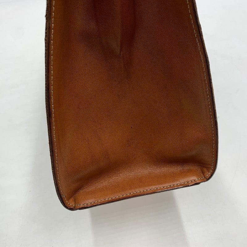 【中古品】【レディース】 CELINE セリーヌ LEATHER HANDBAG レザー ハンドバッグ カバン マカダム柄 180-260522-ko-11-tei カラー：ブラウン 万代Net店