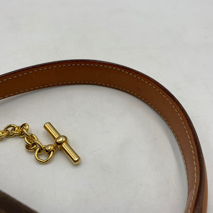 【中古品】【レディース】 CELINE セリーヌ LEATHER HANDBAG レザー ハンドバッグ カバン マカダム柄 180-260522-ko-11-tei カラー：ブラウン 万代Net店