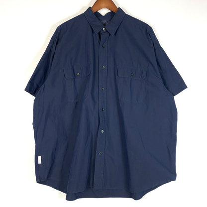 【中古品】【メンズ】 SFC エスエフシー OVERSIZE S/S SHIRT オーバーサイズ ショートスリーブ シャツ トップス 半袖 ボタンダウン 140-260513-ko-14-tei サイズ：XXXXL カラー：ネイビー 万代Net店