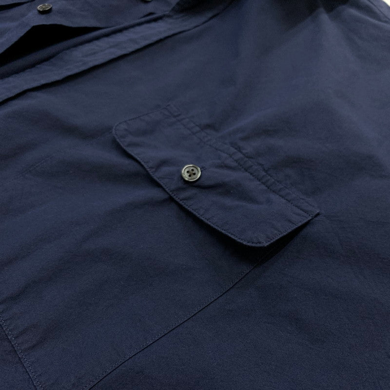 【中古品】【メンズ】 SFC エスエフシー OVERSIZE S/S SHIRT オーバーサイズ ショートスリーブ シャツ トップス 半袖 ボタンダウン 140-260513-ko-14-tei サイズ：XXXXL カラー：ネイビー 万代Net店