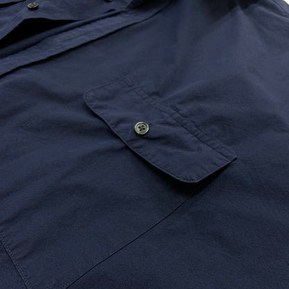 【中古品】【メンズ】 SFC エスエフシー OVERSIZE S/S SHIRT オーバーサイズ ショートスリーブ シャツ トップス 半袖 ボタンダウン 140-260513-ko-14-tei サイズ：XXXXL カラー：ネイビー 万代Net店