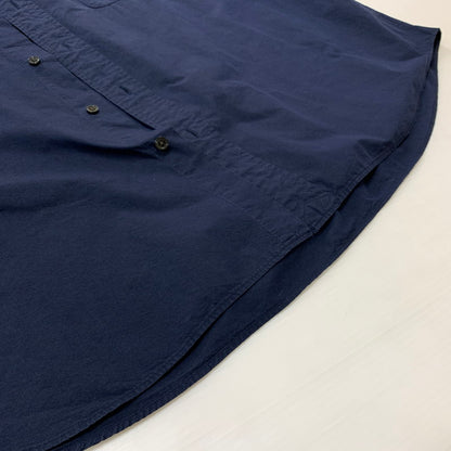 【中古品】【メンズ】 SFC エスエフシー OVERSIZE S/S SHIRT オーバーサイズ ショートスリーブ シャツ トップス 半袖 ボタンダウン 140-260513-ko-14-tei サイズ：XXXXL カラー：ネイビー 万代Net店