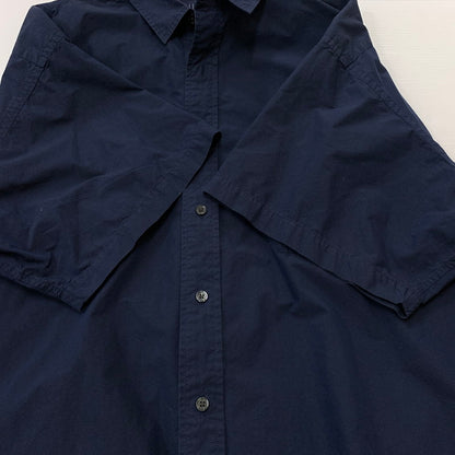 【中古品】【メンズ】 SFC エスエフシー OVERSIZE S/S SHIRT オーバーサイズ ショートスリーブ シャツ トップス 半袖 ボタンダウン 140-260513-ko-14-tei サイズ：XXXXL カラー：ネイビー 万代Net店