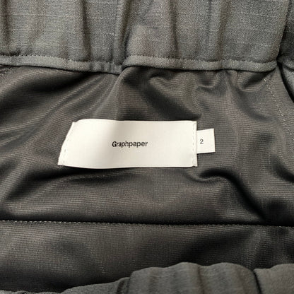 【中古品】【メンズ】 GRAPHPAPER グラフペーパー RIPSTOP JERSEY TRACK PANTS GM224-40005 リップストップ ジャージ トラックパンツ ボトムス 151-260514-ko-08-tei サイズ：2 カラー：グレー 万代Net店