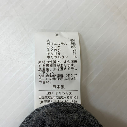 【中古品】【メンズ】 S.F.C エスエフシー CASHMERE WOOL DOUBLE KNEE PANTS カシミヤ ウール ダブルニー パンツ ボトムス 151-260514-ko-09-tei サイズ：XL カラー：グレー 万代Net店