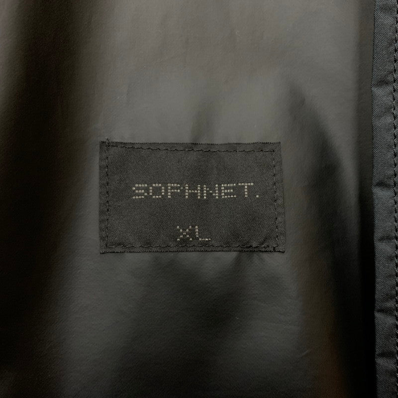 【中古品】【メンズ】 SOPHNET ソフネット HOODED NYLON BLOUSON SOPH-212033 フード ナイロン ブルゾン ライトアウター ジャケット 142-260513-ko-18-tei サイズ：XL カラー：ブラック 万代Net店