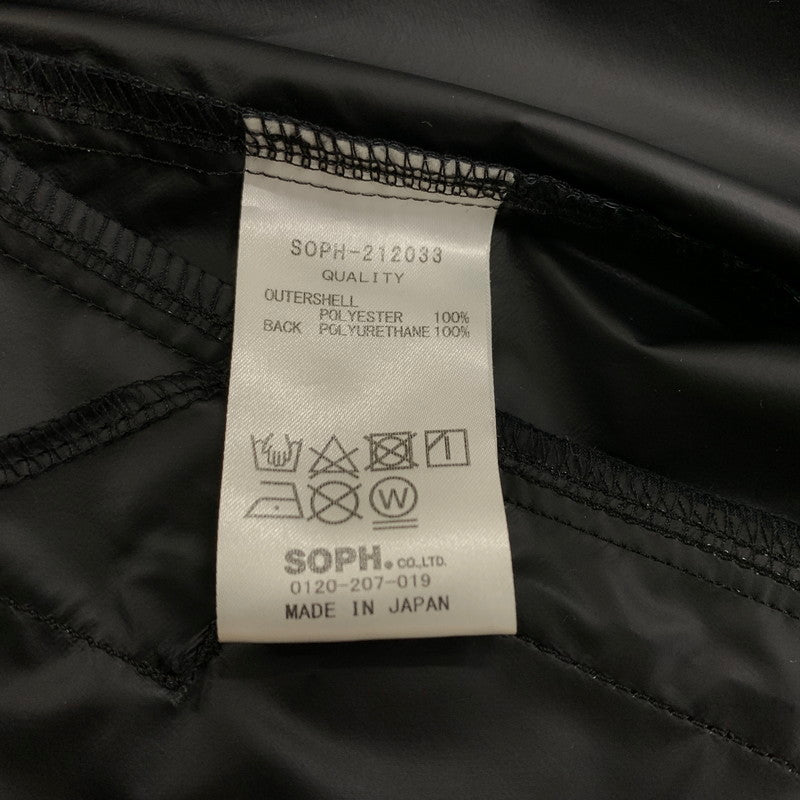 【中古品】【メンズ】 SOPHNET ソフネット HOODED NYLON BLOUSON SOPH-212033 フード ナイロン ブルゾン ライトアウター ジャケット 142-260513-ko-18-tei サイズ：XL カラー：ブラック 万代Net店