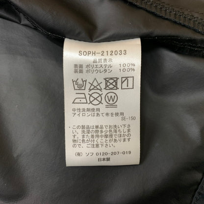 【中古品】【メンズ】 SOPHNET ソフネット HOODED NYLON BLOUSON SOPH-212033 フード ナイロン ブルゾン ライトアウター ジャケット 142-260513-ko-18-tei サイズ：XL カラー：ブラック 万代Net店