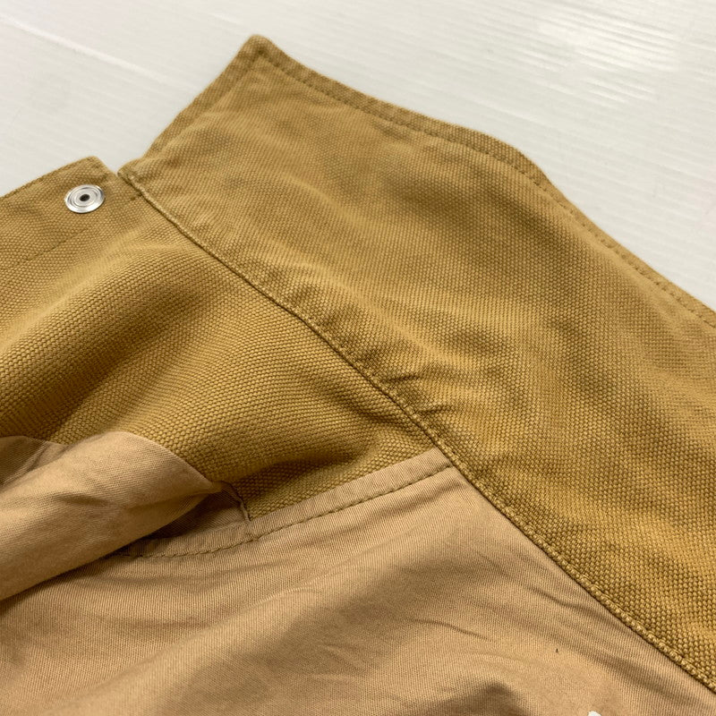 【中古品】【メンズ】 MAISON KITSUNE メゾン キツネ DUCK WORK JACKET JM02159WW0054 ダック ワークジャケット アウター コットン フォックスロゴ 141-260513-ko-15-tei サイズ：S カラー：ブラウン 万代Net店