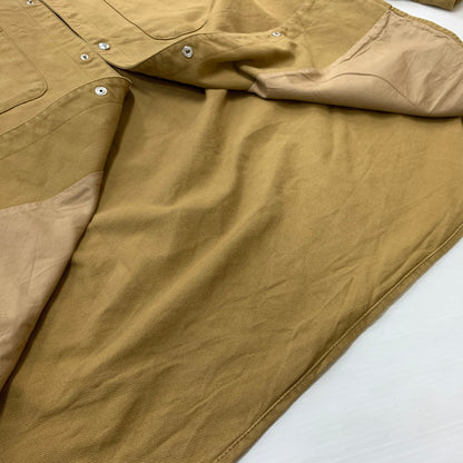 【中古品】【メンズ】 MAISON KITSUNE メゾン キツネ DUCK WORK JACKET JM02159WW0054 ダック ワークジャケット アウター コットン フォックスロゴ 141-260513-ko-15-tei サイズ：S カラー：ブラウン 万代Net店