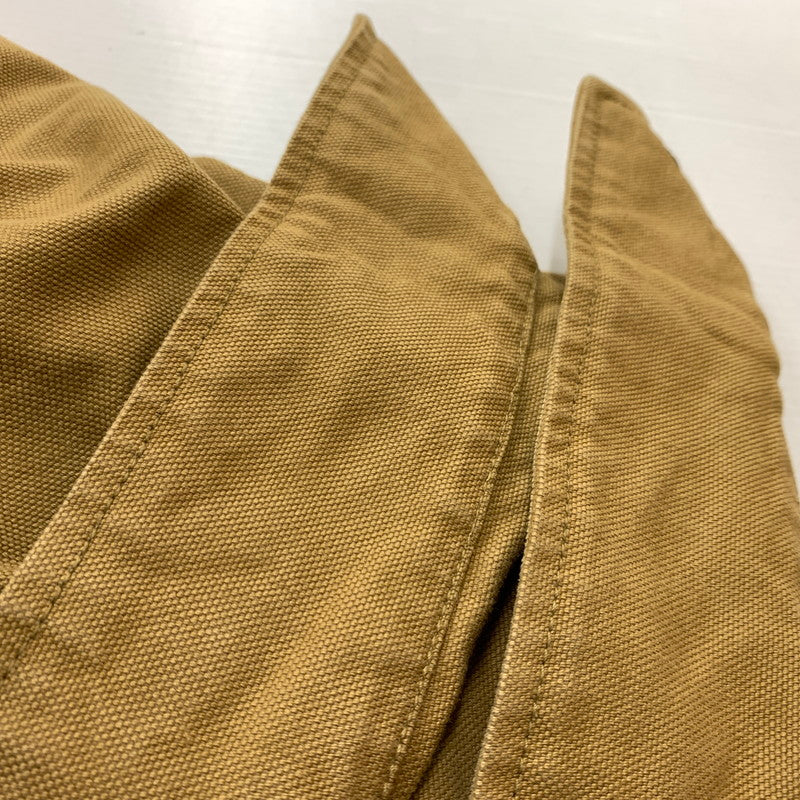 【中古品】【メンズ】 MAISON KITSUNE メゾン キツネ DUCK WORK JACKET JM02159WW0054 ダック ワークジャケット アウター コットン フォックスロゴ 141-260513-ko-15-tei サイズ：S カラー：ブラウン 万代Net店