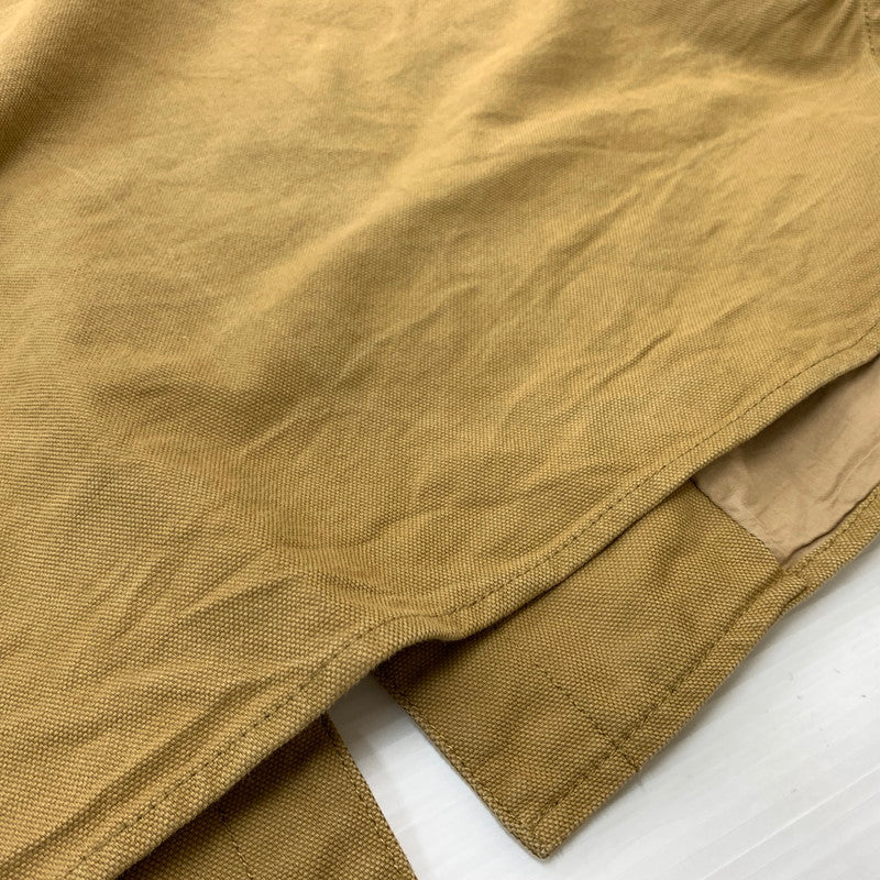 【中古品】【メンズ】 MAISON KITSUNE メゾン キツネ DUCK WORK JACKET JM02159WW0054 ダック ワークジャケット アウター コットン フォックスロゴ 141-260513-ko-15-tei サイズ：S カラー：ブラウン 万代Net店
