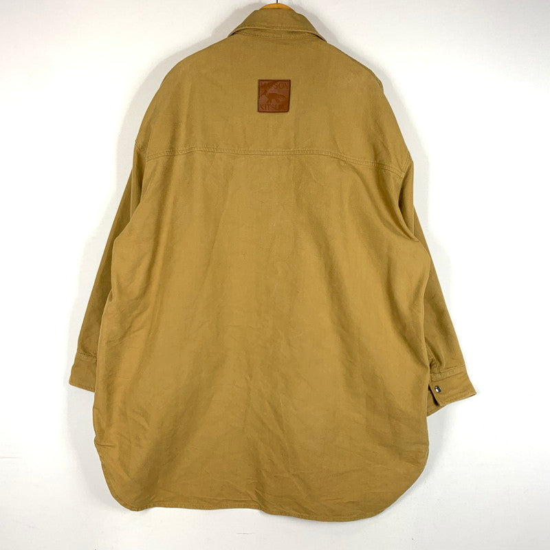 【中古品】【メンズ】 MAISON KITSUNE メゾン キツネ DUCK WORK JACKET JM02159WW0054 ダック ワークジャケット アウター コットン フォックスロゴ 141-260513-ko-15-tei サイズ：S カラー：ブラウン 万代Net店
