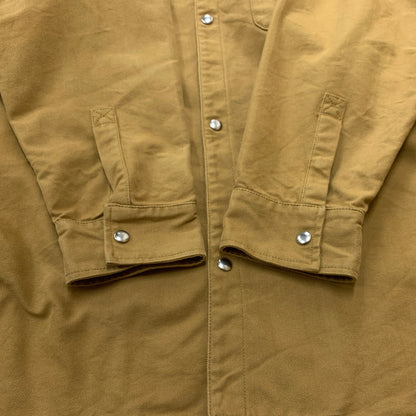 【中古品】【メンズ】 MAISON KITSUNE メゾン キツネ DUCK WORK JACKET JM02159WW0054 ダック ワークジャケット アウター コットン フォックスロゴ 141-260513-ko-15-tei サイズ：S カラー：ブラウン 万代Net店