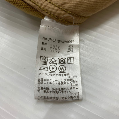 【中古品】【メンズ】 MAISON KITSUNE メゾン キツネ DUCK WORK JACKET JM02159WW0054 ダック ワークジャケット アウター コットン フォックスロゴ 141-260513-ko-15-tei サイズ：S カラー：ブラウン 万代Net店
