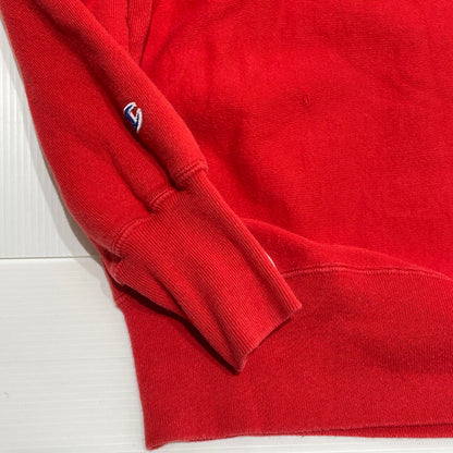 【中古品】【メンズ】 CHAMPION チャンピオン 90S リバースウィーブ WISCONSIN スウェット メキシコ製 ヴィンテージ 145-260818-nm-76-tei サイズ：L カラー：レッド 万代Net店