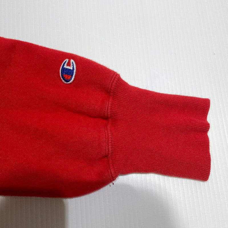 【中古品】【メンズ】 CHAMPION チャンピオン 90S リバースウィーブ WISCONSIN スウェット メキシコ製 ヴィンテージ 145-260818-nm-76-tei サイズ：L カラー：レッド 万代Net店