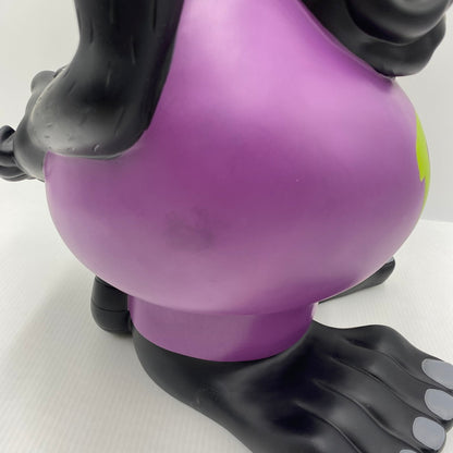 【中古美品】 ラットフィンク ジャンボ コインバンク RAT FINK ビッグ フィギュア 置物 インテリア （黒✕紫） 209-260823-nm-01-teih 万代Net店