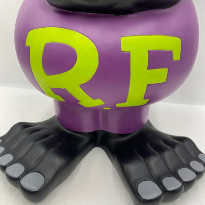 【中古美品】 ラットフィンク ジャンボ コインバンク RAT FINK ビッグ フィギュア 置物 インテリア （黒✕紫） 209-260823-nm-01-teih 万代Net店