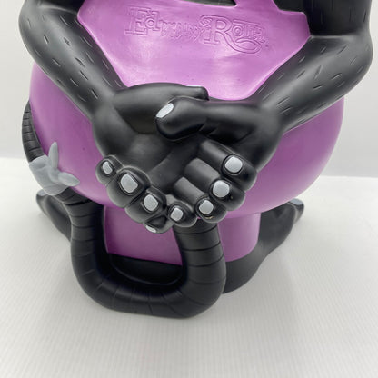 【中古美品】 ラットフィンク ジャンボ コインバンク RAT FINK ビッグ フィギュア 置物 インテリア （黒✕紫） 209-260823-nm-01-teih 万代Net店