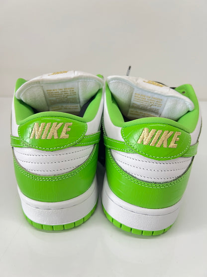 【中古美品】【メンズ】 NIKE SB ナイキ スケートボーディング × Suprme シュプリーム 別注 コラボ DUNK LOW OG QS DH3228-101 ダンク ロー オリジナル クイックストライク スニーカー 靴 160-260801-kk-07-hon カラー：WHITE/MEAN GREEN-METALLIC GOLD 万代Net店