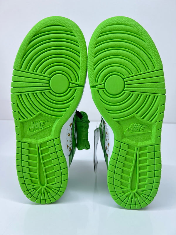 【中古美品】【メンズ】 NIKE SB ナイキ スケートボーディング × Suprme シュプリーム 別注 コラボ DUNK LOW OG QS DH3228-101 ダンク ロー オリジナル クイックストライク スニーカー 靴 160-260801-kk-07-hon カラー：WHITE/MEAN GREEN-METALLIC GOLD 万代Net店