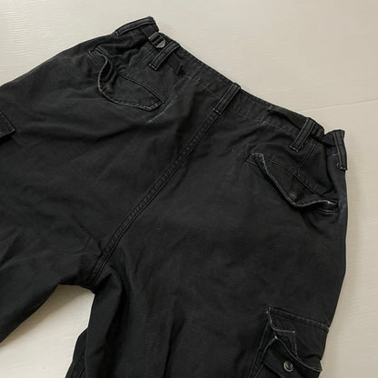 【中古品】【メンズ】 STUSSY ステューシー 24AW MILITARY CARGO PANT RIPSTOP 116668 ミリタリーカーゴパンツ リップストップ ボトムス 153-260513-yo-11-fuzh サイズ：30 カラー：ブラック 万代Net店