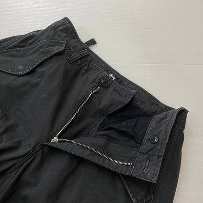 【中古品】【メンズ】 STUSSY ステューシー 24AW MILITARY CARGO PANT RIPSTOP 116668 ミリタリーカーゴパンツ リップストップ ボトムス 153-260513-yo-11-fuzh サイズ：30 カラー：ブラック 万代Net店
