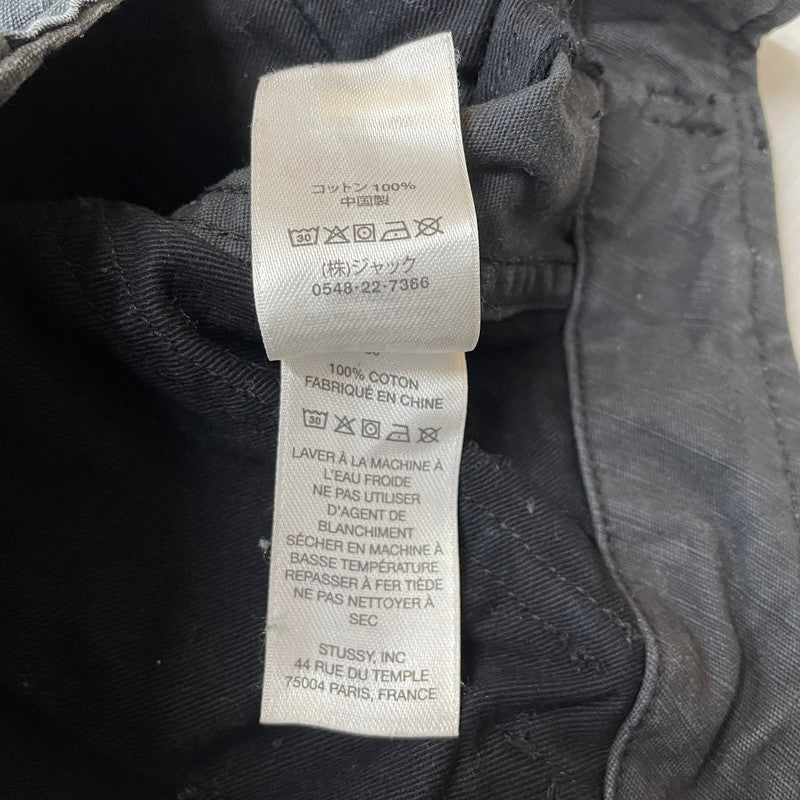 【中古品】【メンズ】 STUSSY ステューシー 24AW MILITARY CARGO PANT RIPSTOP 116668 ミリタリーカーゴパンツ リップストップ ボトムス 153-260513-yo-11-fuzh サイズ：30 カラー：ブラック 万代Net店