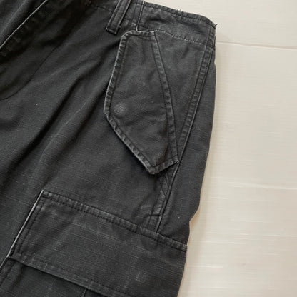 【中古品】【メンズ】 STUSSY ステューシー 24AW MILITARY CARGO PANT RIPSTOP 116668 ミリタリーカーゴパンツ リップストップ ボトムス 153-260513-yo-11-fuzh サイズ：30 カラー：ブラック 万代Net店