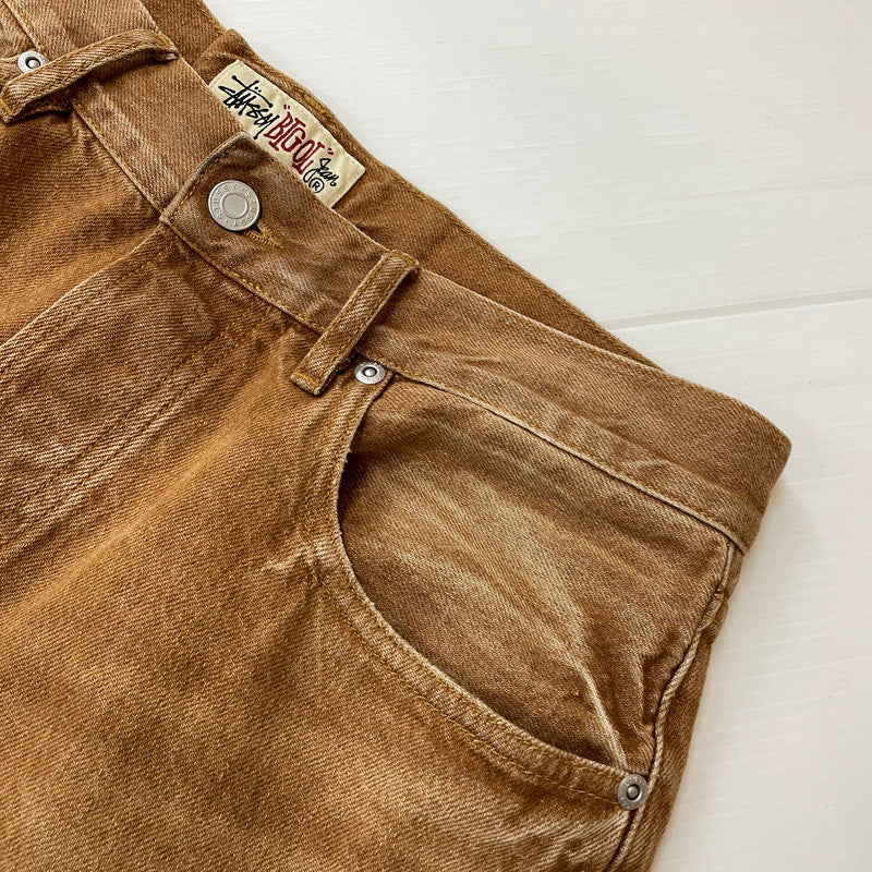 【中古品】【メンズ】 STUSSY ステューシー BIG OL JEANS DENIM 116713 ジーンズ デニムパンツ ボトムス 153-260513-yo-10-fuzh サイズ：30 カラー：ブラウン 万代Net店