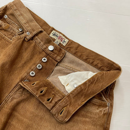 【中古品】【メンズ】 STUSSY ステューシー BIG OL JEANS DENIM 116713 ジーンズ デニムパンツ ボトムス 153-260513-yo-10-fuzh サイズ：30 カラー：ブラウン 万代Net店