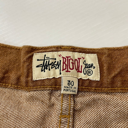 【中古品】【メンズ】 STUSSY ステューシー BIG OL JEANS DENIM 116713 ジーンズ デニムパンツ ボトムス 153-260513-yo-10-fuzh サイズ：30 カラー：ブラウン 万代Net店