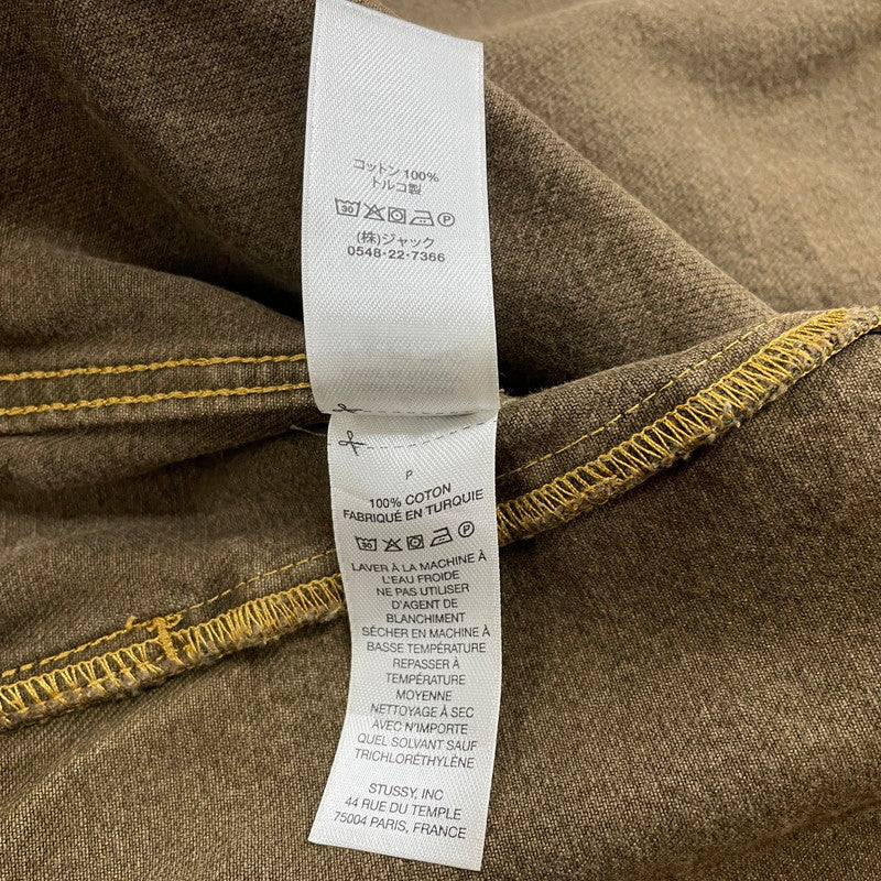 【中古品】【メンズ】 STUSSY ステューシー RINSED INDIGO TRACKER DENIM JACKET 115781 リンスウォッシュ インディゴ トラッカー デニムジャケット ライトアウター Gジャン 142-260513-yo-01-fuzh サイズ：S カラー：ブラウン 万代Net店