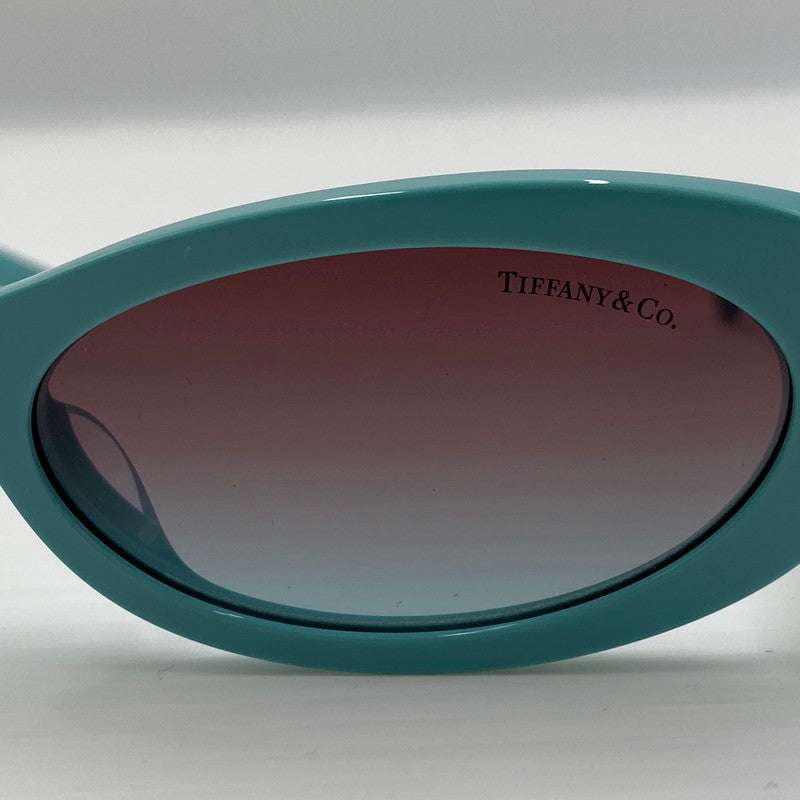 【中古品】【レディース】 TIFFANY&Co. ティファニー OVAL SUNGLASSES TF4250 オーバル サングラス アイウェア アクセサリー 203-260529-ks-02-tei サイズ：56□17 140 カラー：ティファニーブルー 万代Net店