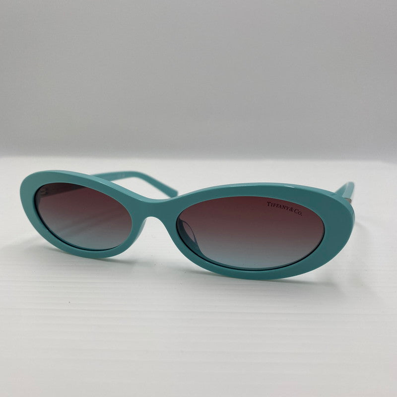 【中古品】【レディース】 TIFFANY&Co. ティファニー OVAL SUNGLASSES TF4250 オーバル サングラス アイウェア アクセサリー 203-260529-ks-02-tei サイズ：56□17 140 カラー：ティファニーブルー 万代Net店