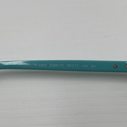 【中古品】【レディース】 TIFFANY&Co. ティファニー OVAL SUNGLASSES TF4250 オーバル サングラス アイウェア アクセサリー 203-260529-ks-02-tei サイズ：56□17 140 カラー：ティファニーブルー 万代Net店