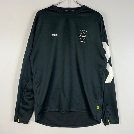 【中古品】【メンズ】 F.C.R.B. エフシーアールビー L/S TOUR TEE FCRB-189006 ロングスリーブ ツアー Tシャツ トップス 長袖 142-260530-ko-03-tei サイズ：XL カラー：ブラック 万代Net店