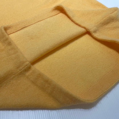 【中古品】【メンズ】 H BEAUTY&YOUTH エイチ ビューティー＆ユース MOHAIR CROPPED CREW NECK KNIT モヘヤ クロップド クルーネック ニット トップス 147-260530-ko-13-tei サイズ：L カラー：イエロー 万代Net店