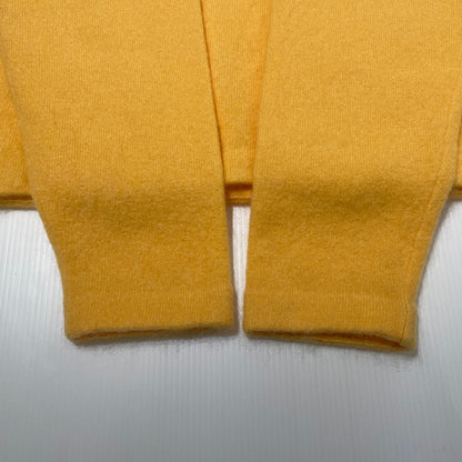 【中古品】【メンズ】 H BEAUTY&YOUTH エイチ ビューティー＆ユース MOHAIR CROPPED CREW NECK KNIT モヘヤ クロップド クルーネック ニット トップス 147-260530-ko-13-tei サイズ：L カラー：イエロー 万代Net店