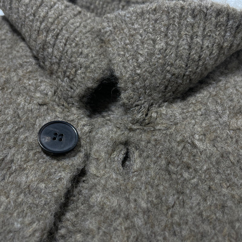 【中古品】【メンズ】 H BEAUTY&YOUTH エイチ ビューティー＆ユース CLOUDY COVERALL KNIT JACKET 1228-1-000013 クラウディ カバーオール ニットジャケット アウター 147-260530-ko-15-tei サイズ：L カラー：ブラウン系 万代Net店