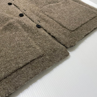 【中古品】【メンズ】 H BEAUTY&YOUTH エイチ ビューティー＆ユース CLOUDY COVERALL KNIT JACKET 1228-1-000013 クラウディ カバーオール ニットジャケット アウター 147-260530-ko-15-tei サイズ：L カラー：ブラウン系 万代Net店