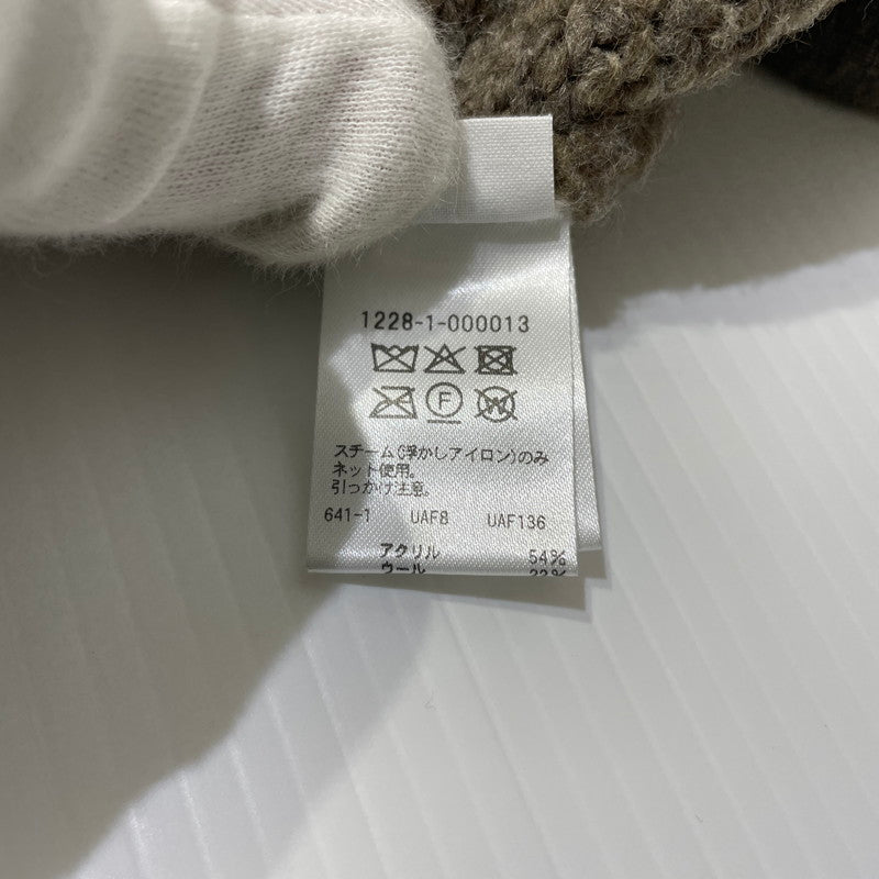 【中古品】【メンズ】 H BEAUTY&YOUTH エイチ ビューティー＆ユース CLOUDY COVERALL KNIT JACKET 1228-1-000013 クラウディ カバーオール ニットジャケット アウター 147-260530-ko-15-tei サイズ：L カラー：ブラウン系 万代Net店