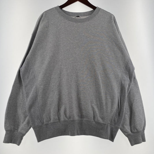 【中古品】【メンズ】 H BEAUTY&YOUTH ビューティ&ユース CLASSIC CREWNECK SWEATSHIRT 1212-299-8546 クラシック クルーネック スウェット トップス トレーナー 147-260704-ss-04-tei サイズ：L カラー：グレー 万代Net店