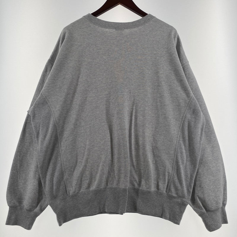 【中古品】【メンズ】 H BEAUTY&YOUTH ビューティ&ユース CLASSIC CREWNECK SWEATSHIRT 1212-299-8546 クラシック クルーネック スウェット トップス トレーナー 147-260704-ss-04-tei サイズ：L カラー：グレー 万代Net店
