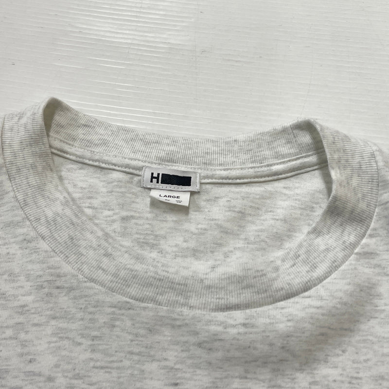 【中古品】【メンズ】 H BEAUTY&YOUTH エイチ ビューティーアンド ユース SWEAT CREW NECK PULLOVER 1212-299-8647 スウェット クルー ネック プルーオーバー 長袖 147-260906-sa-27-teih サイズ：L カラー：ホワイト 万代Net店